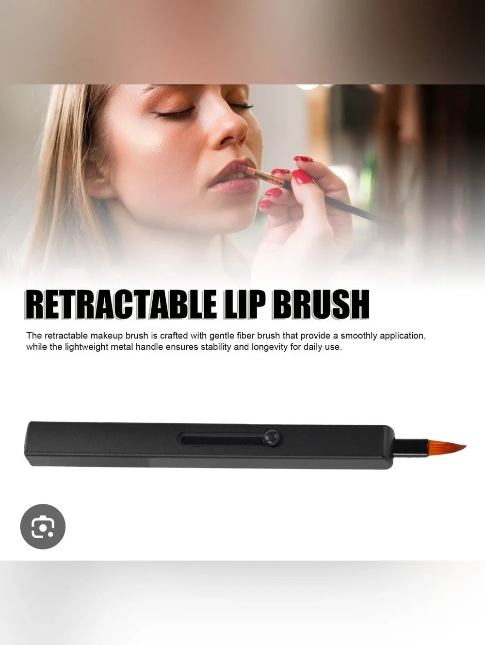 Black Retractable Lip Brush BNIB